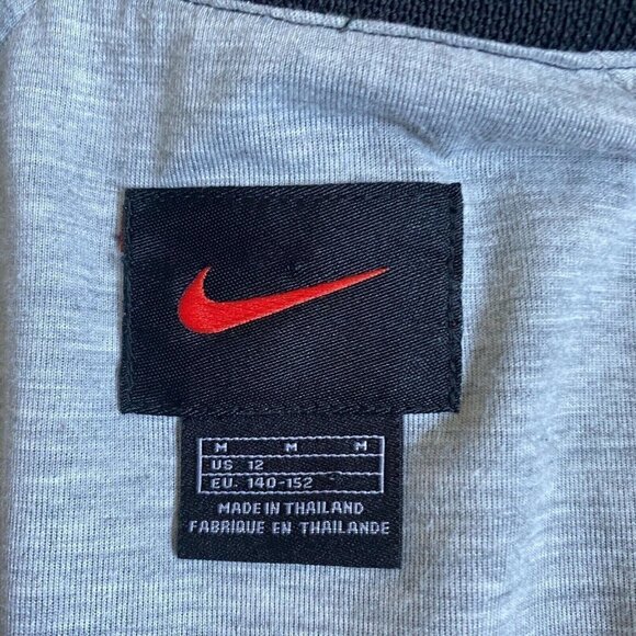 Nike Boys Black Lightweight Lined Bomber Jacket Medium US 12 - Picture 8 of 10